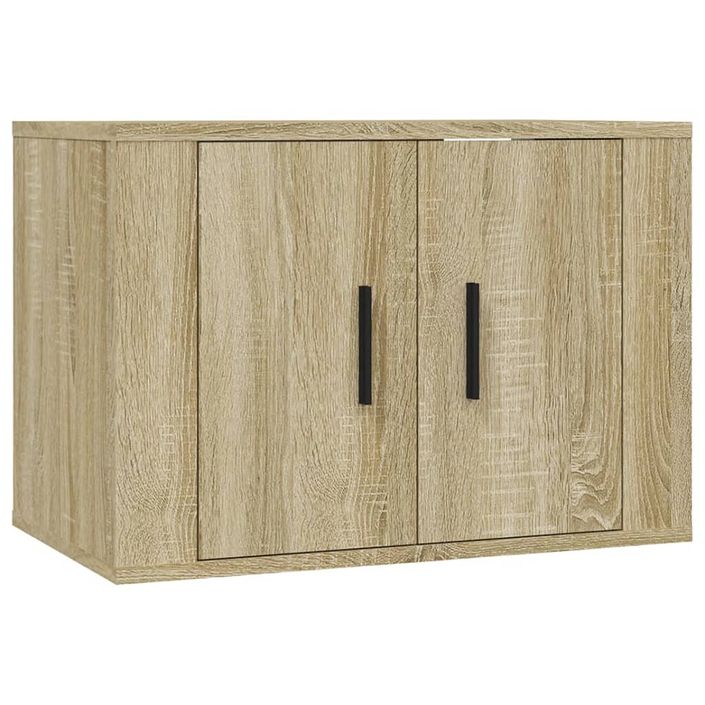 Ensemble de meubles TV 2 pcs chêne sonoma bois d'ingénierie - Photo n°4