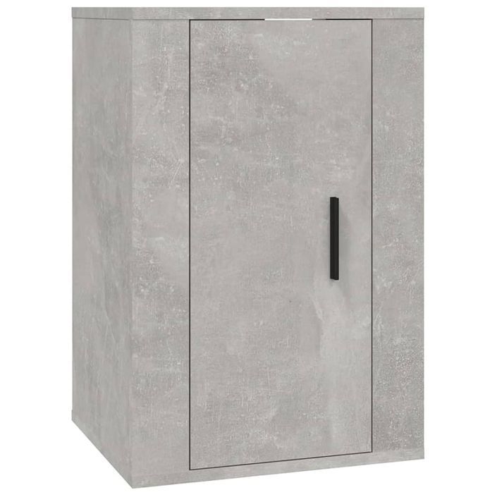 Ensemble de meubles TV 2 pcs gris béton bois d'ingénierie - Photo n°5