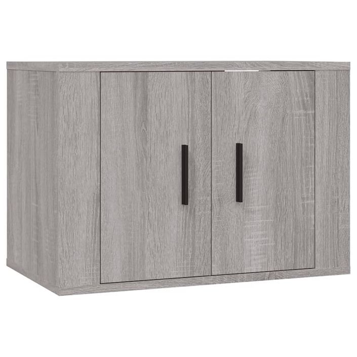 Ensemble de meubles TV 2 pcs Sonoma gris Bois d'ingénierie - Photo n°4