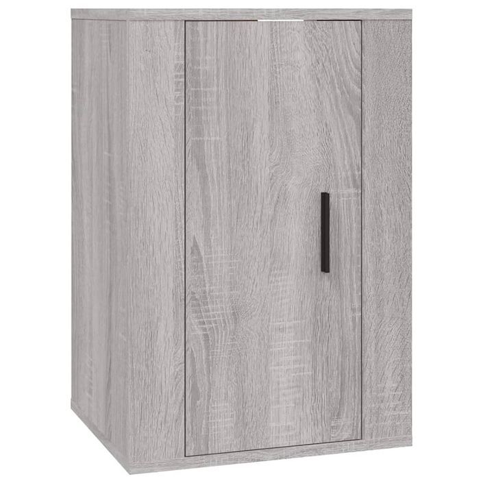 Ensemble de meubles TV 2 pcs Sonoma gris Bois d'ingénierie - Photo n°4