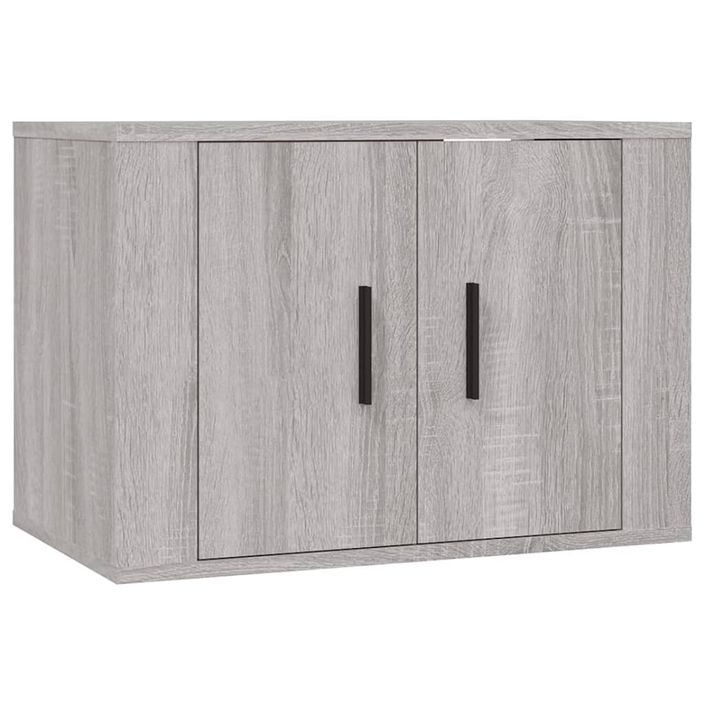 Ensemble de meubles TV 2 pcs Sonoma gris Bois d'ingénierie - Photo n°5