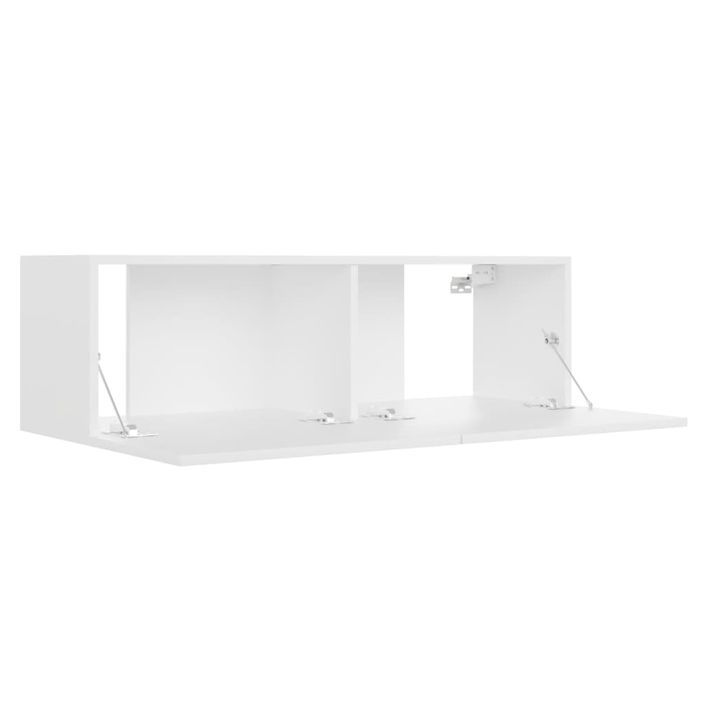 Ensemble de meubles TV 3 pcs Blanc 6 - Photo n°7