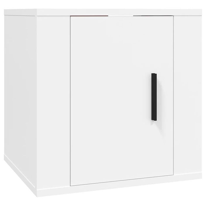 Ensemble de meubles TV 3 pcs Blanc Bois d'ingénierie - Photo n°6