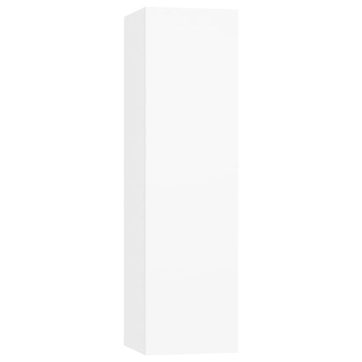 Ensemble de meubles TV 3 pcs Blanc Bois d'ingénierie - Photo n°7