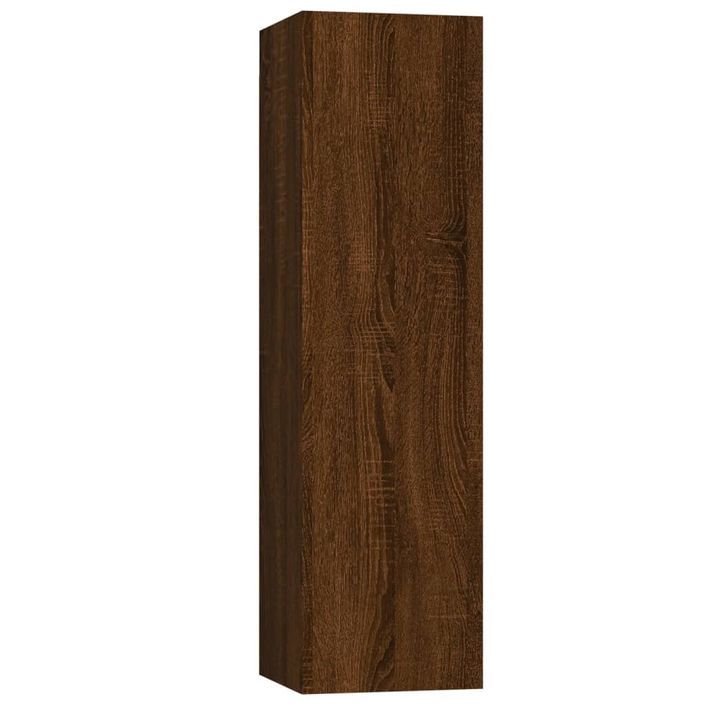 Ensemble de meubles TV 3 pcs Chêne marron Bois d'ingénierie - Photo n°7