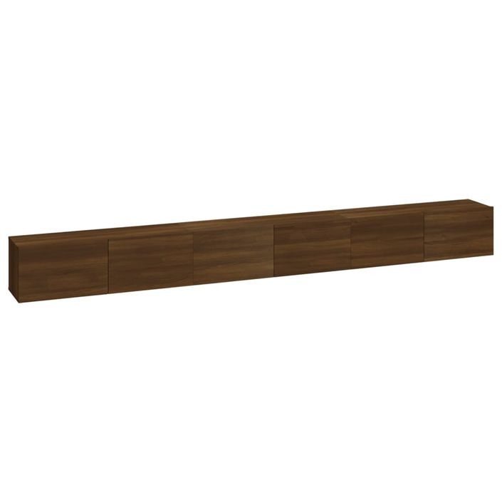 Ensemble de meubles TV 3 pcs Chêne marron Bois d'ingénierie - Photo n°2