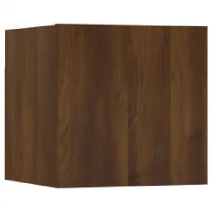 Ensemble de meubles TV 3 pcs Chêne marron Bois d'ingénierie - Photo n°7