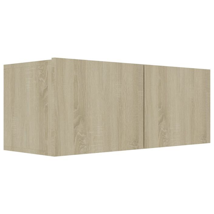 Ensemble de meubles TV 3 pcs Chêne sonoma Bois d'ingénierie - Photo n°5