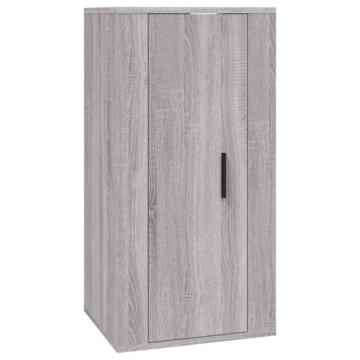 Ensemble de meubles TV 3 pcs Sonoma gris Bois d'ingénierie - Photo n°5