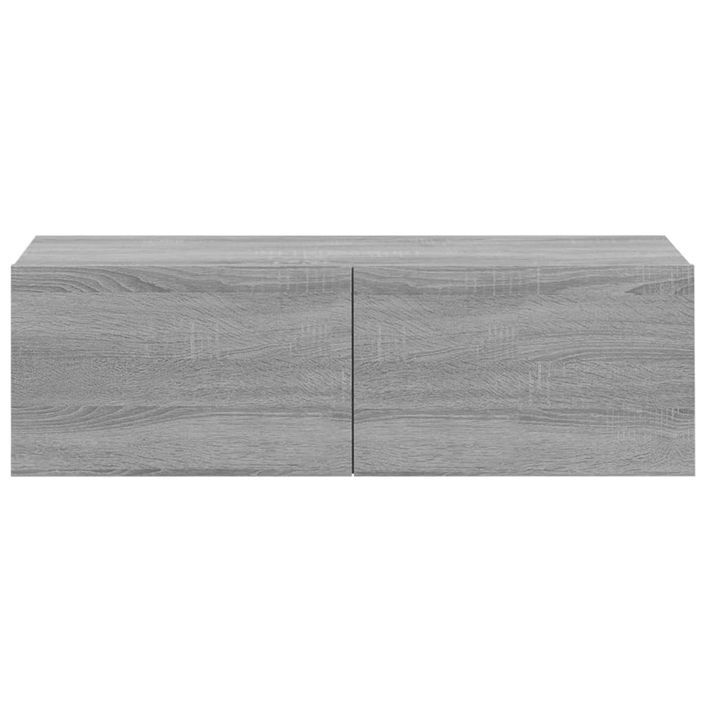 Ensemble de meubles TV 3 pcs Sonoma gris Bois d'ingénierie - Photo n°6