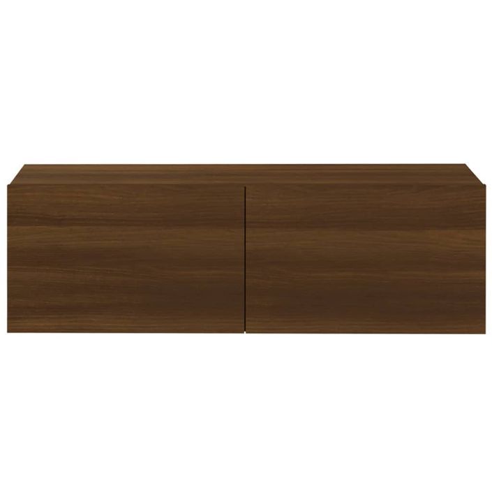 Ensemble de meubles TV 4 pcs Chêne marron Bois d'ingénierie - Photo n°6