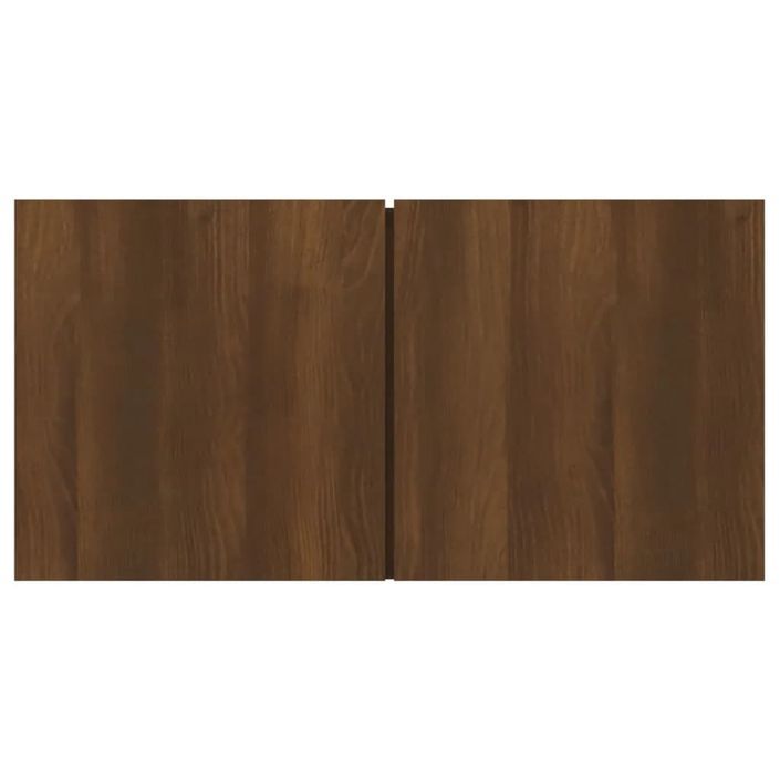 Ensemble de meubles TV 4 pcs Chêne marron Bois d'ingénierie - Photo n°8