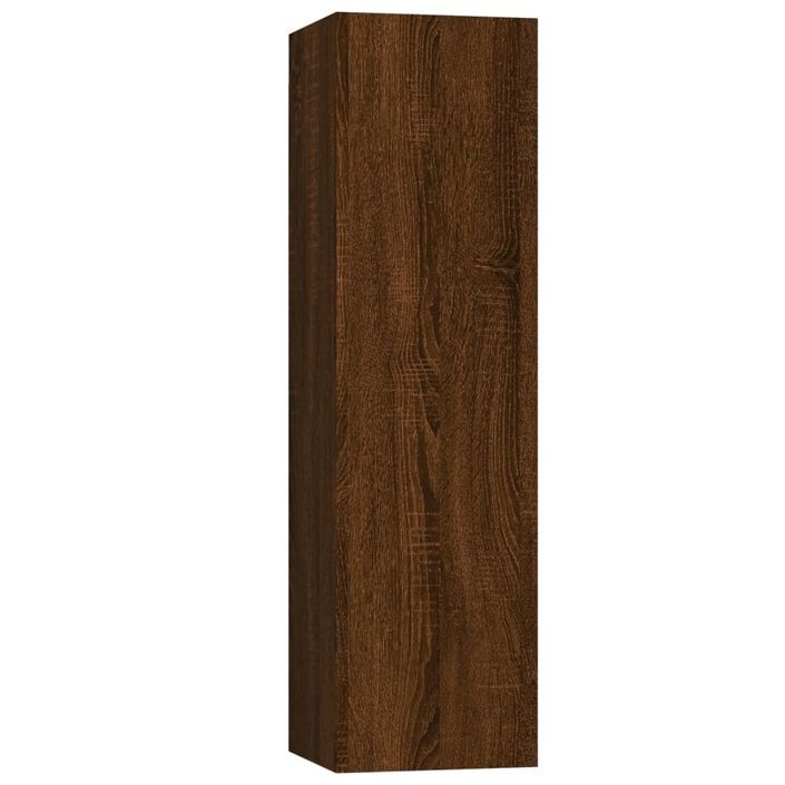 Ensemble de meubles TV 4 pcs Chêne marron Bois d'ingénierie - Photo n°9