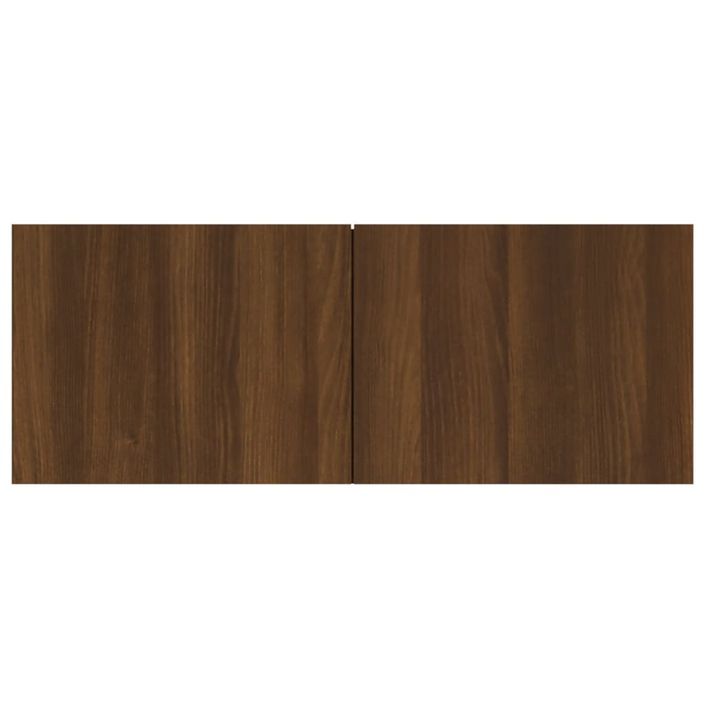 Ensemble de meubles TV 4 pcs Chêne marron Bois d'ingénierie - Photo n°6