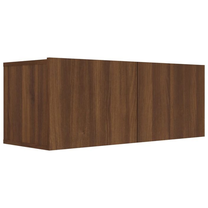 Ensemble de meubles TV 4 pcs Chêne marron Bois d'ingénierie - Photo n°7