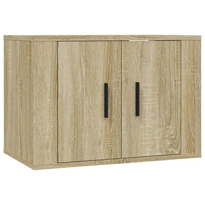 Ensemble de meubles TV 4 pcs Chêne sonoma Bois d'ingénierie - Photo n°4