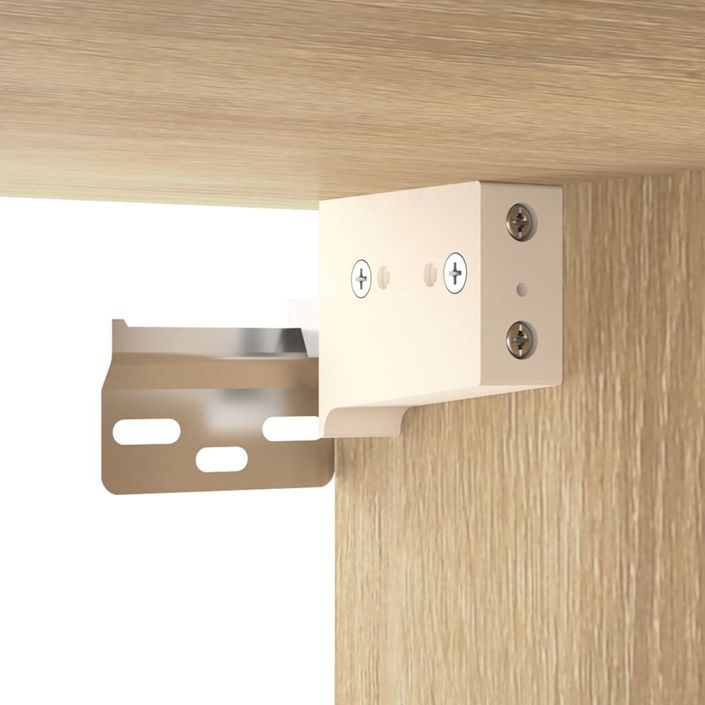 Ensemble de meubles TV 4 pcs Chêne sonoma Bois d'ingénierie - Photo n°5