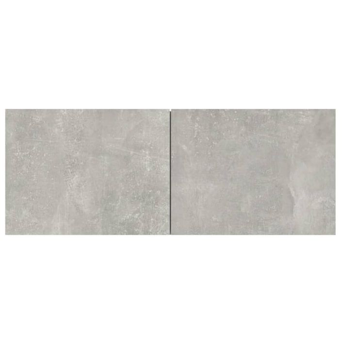 Ensemble de meubles TV 4 pcs Gris béton Bois d'ingénierie - Photo n°6