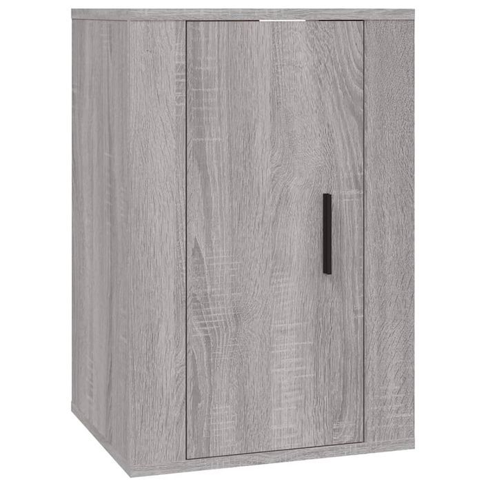 Ensemble de meubles TV 4 pcs Sonoma gris Bois d'ingénierie - Photo n°5