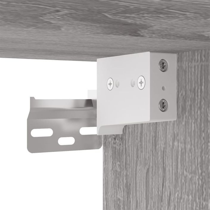 Ensemble de meubles TV 4 pcs Sonoma gris Bois d'ingénierie - Photo n°6