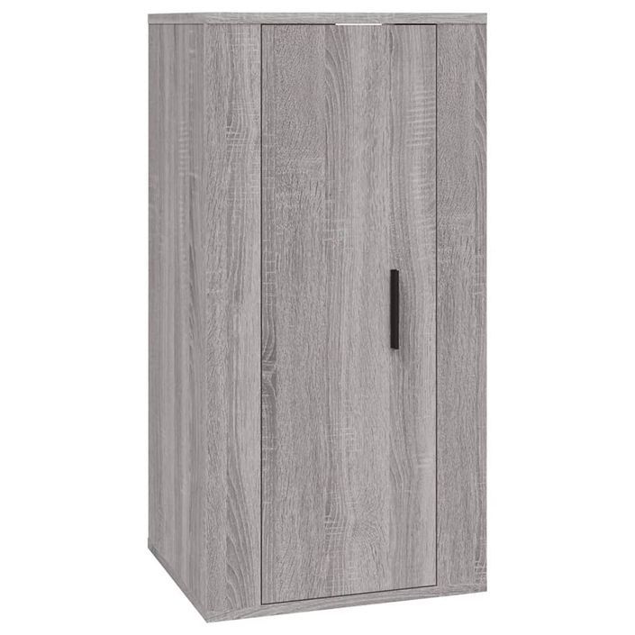 Ensemble de meubles TV 4 pcs Sonoma gris Bois d'ingénierie - Photo n°5