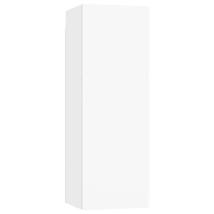 Ensemble de meubles TV 5 pcs Blanc Bois d'ingénierie - Photo n°6