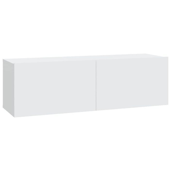 Ensemble de meubles TV 5 pcs Blanc Bois d'ingénierie - Photo n°7