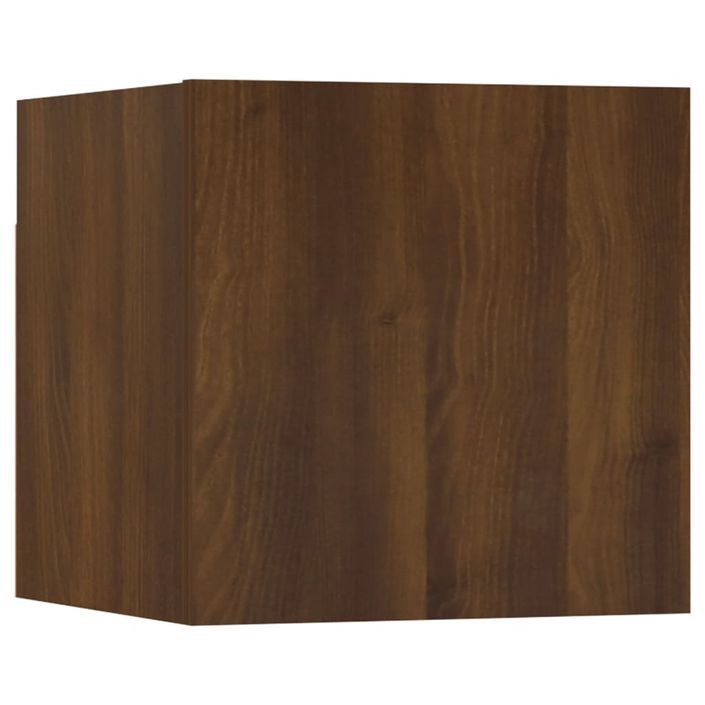 Ensemble de meubles TV 5 pcs Chêne marron Bois d'ingénierie - Photo n°5