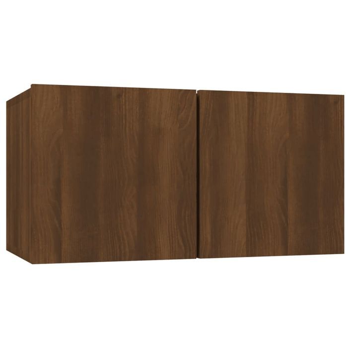 Ensemble de meubles TV 5 pcs Chêne marron Bois d'ingénierie - Photo n°5