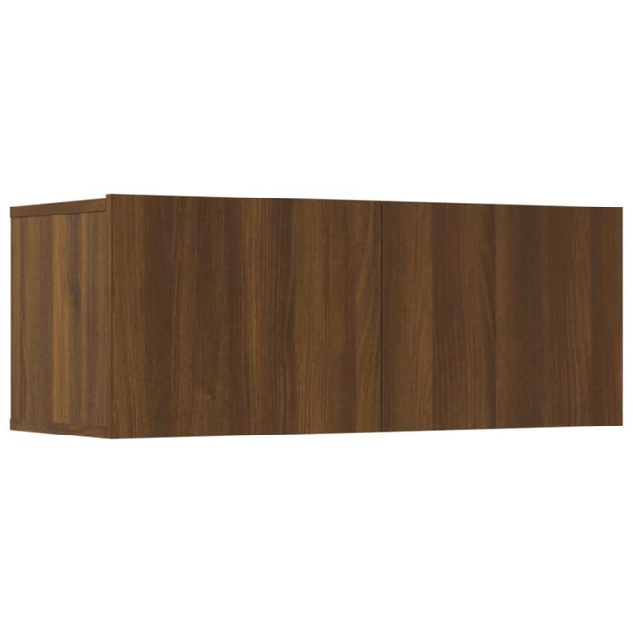 Ensemble de meubles TV 5 pcs Chêne marron Bois d'ingénierie - Photo n°7