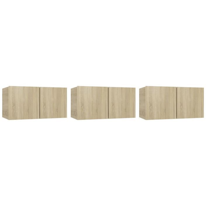 Ensemble de meubles TV 5 pcs Chêne sonoma Bois d'ingénierie - Photo n°5