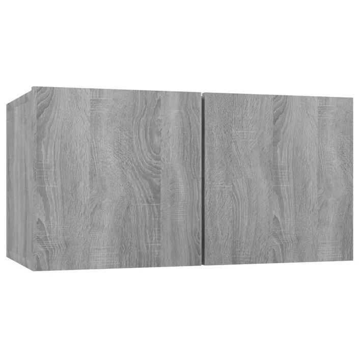 Ensemble de meubles TV 5 pcs Sonoma gris Bois d'ingénierie - Photo n°5