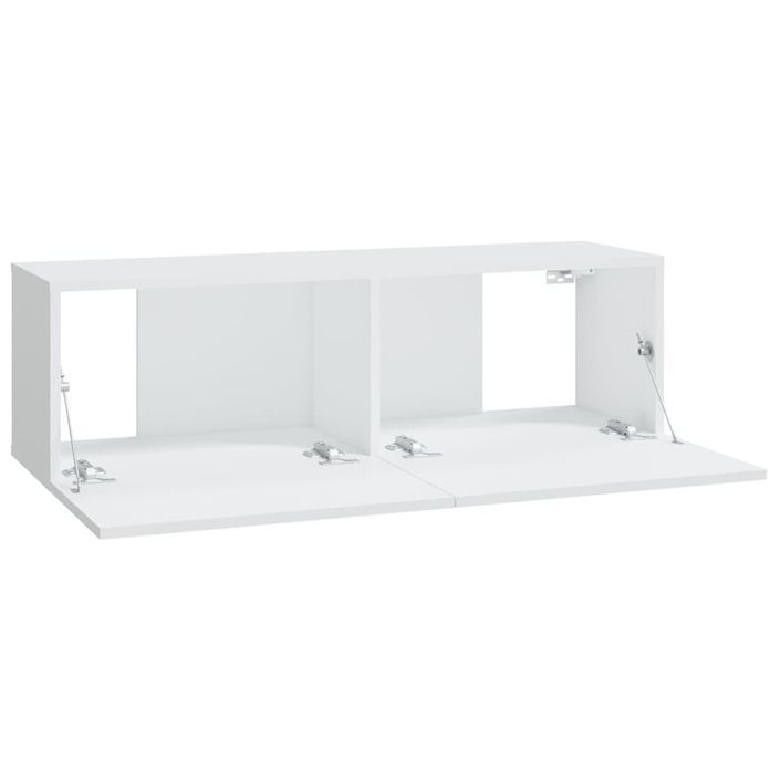 Ensemble de meubles TV 6 pcs Blanc Bois d'ingénierie - Photo n°7