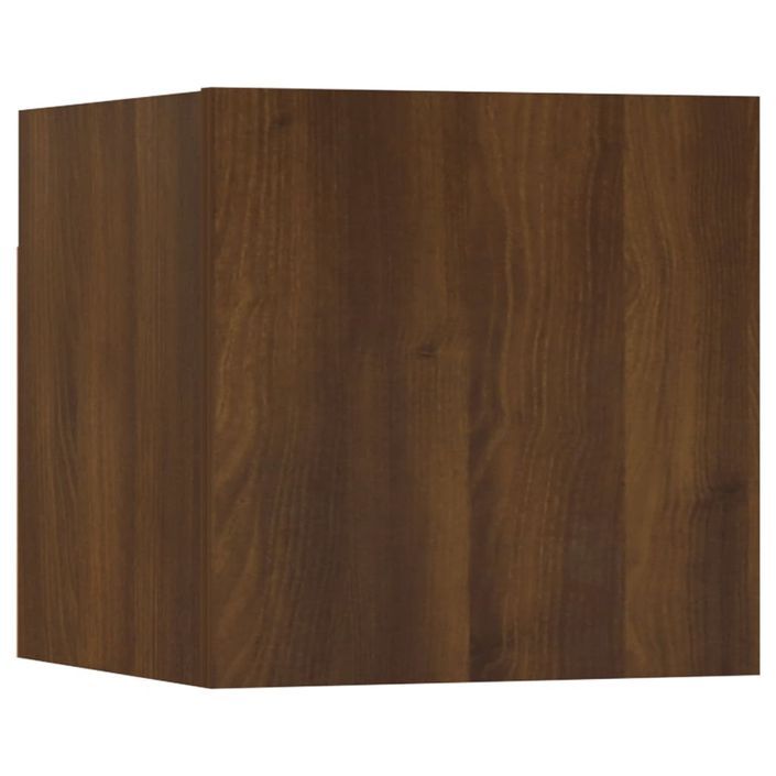 Ensemble de meubles TV 6 pcs Chêne marron Bois d'ingénierie - Photo n°7