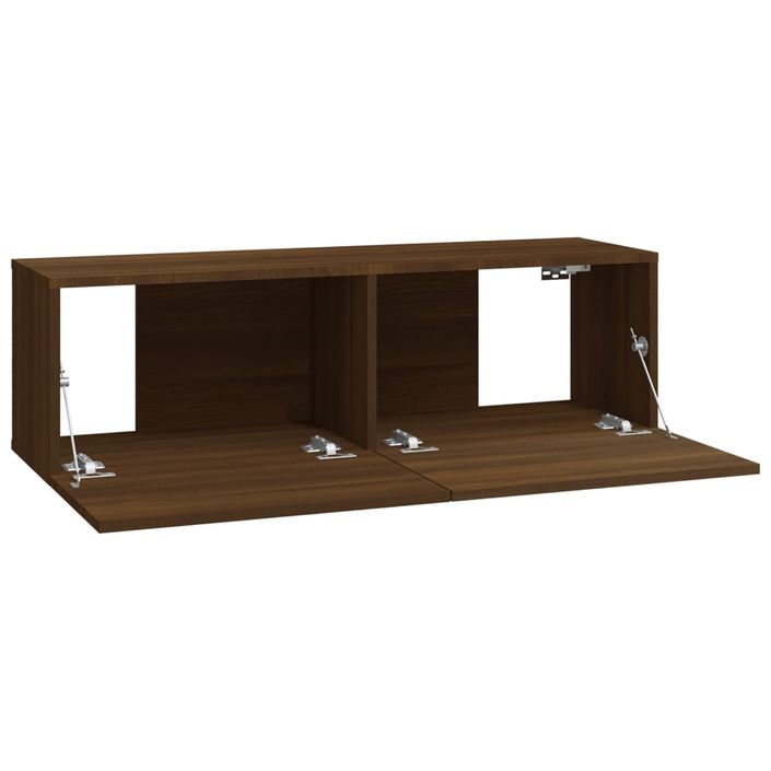 Ensemble de meubles TV 6 pcs Chêne marron Bois d'ingénierie - Photo n°7