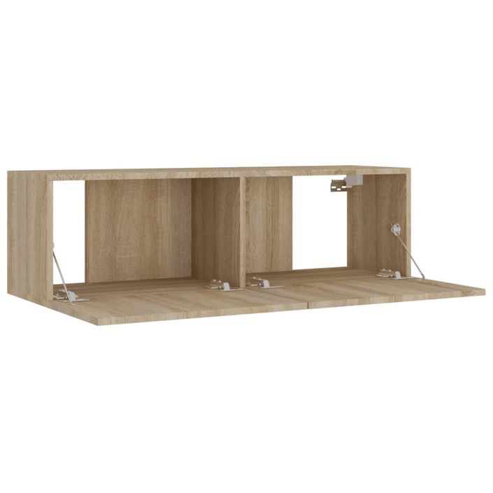 Ensemble de meubles TV 8 pcs Chêne sonoma Bois d'ingénierie - Photo n°6