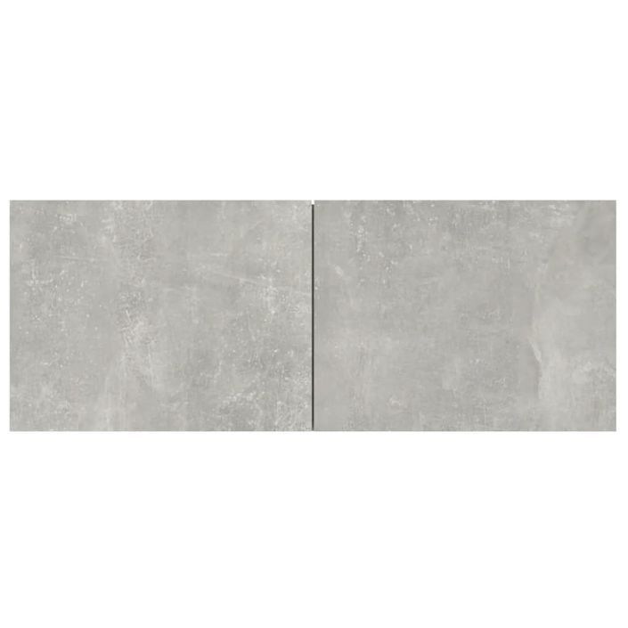 Ensemble de meubles TV 8 pcs Gris béton Bois d'ingénierie - Photo n°6