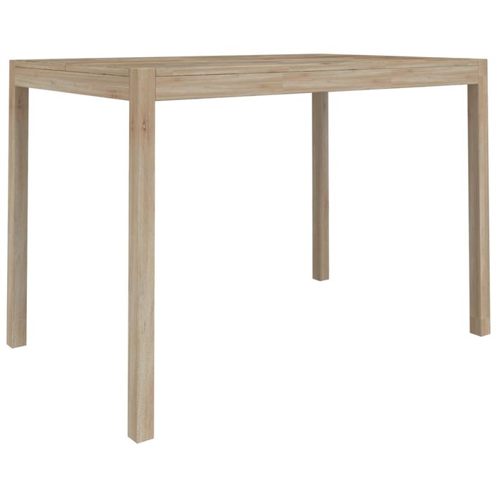 Ensemble de salle à manger 5 pcs Bois d'acacia solide - Photo n°4