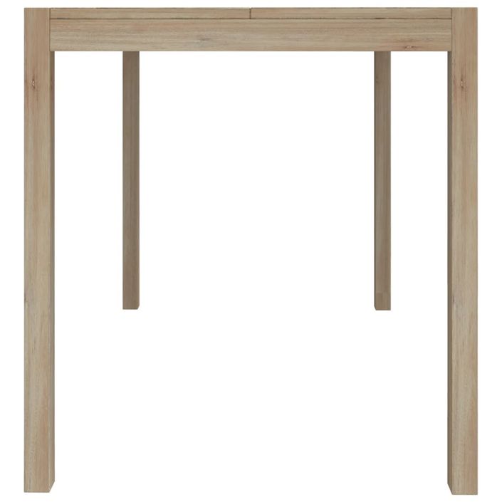 Ensemble de salle à manger 5 pcs Bois d'acacia solide - Photo n°5