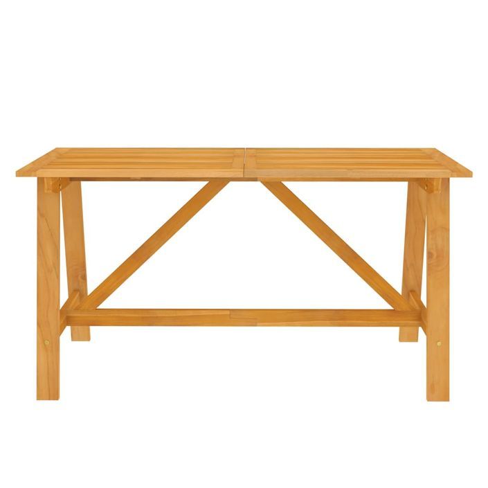 Ensemble de salle à manger de jardin 7 pcs Bois d'acacia solide - Photo n°4