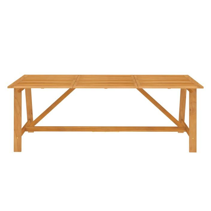 Ensemble de salle à manger de jardin 7 pcs Bois d'acacia solide - Photo n°4