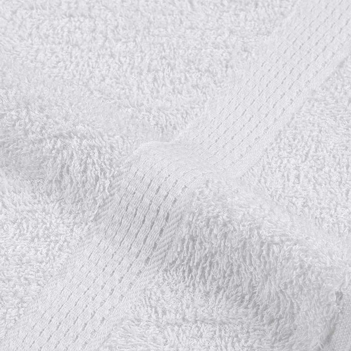 Ensemble de serviettes 12 pcs blanc 360 g/m² 100% coton - Photo n°7