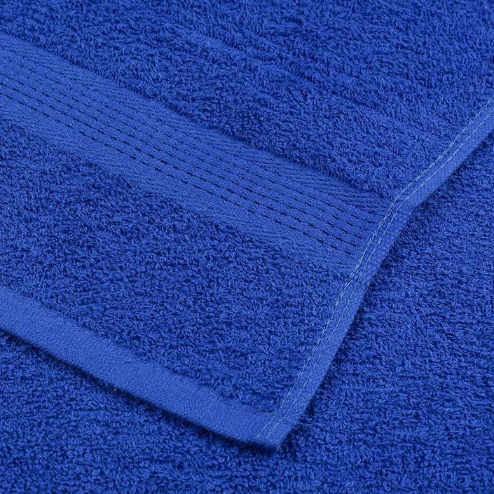 Ensemble de serviettes 12 pcs bleu 360 g/m² 100% coton - Photo n°6