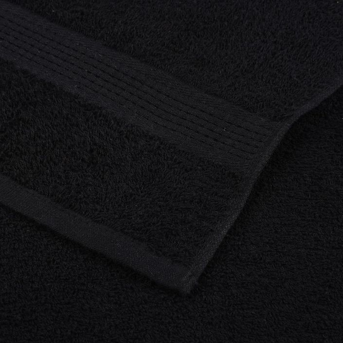 Ensemble de serviettes 12 pcs noir 360 g/m² 100% coton - Photo n°6