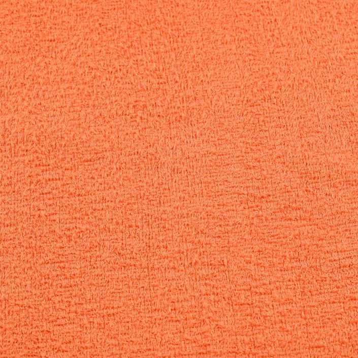 Ensemble de serviettes 12 pcs orange 360 g/m² 100% coton - Photo n°5