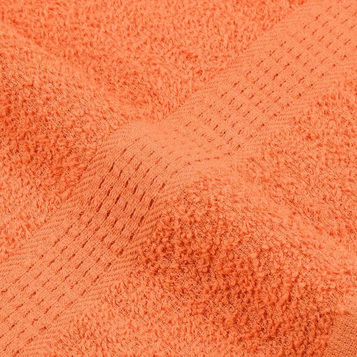 Ensemble de serviettes 12 pcs orange 360 g/m² 100% coton - Photo n°7