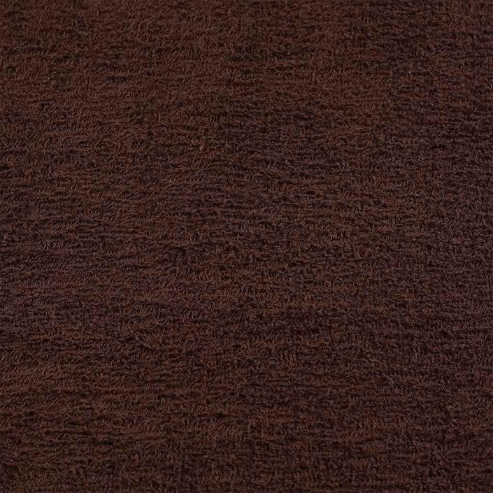 Ensemble de serviettes 6 pcs marron 360 g/m² 100% coton - Photo n°5