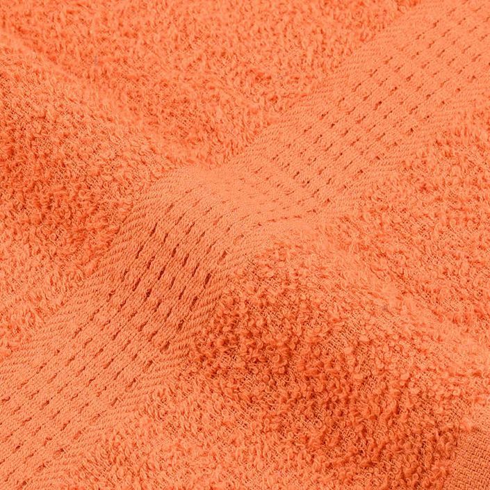 Ensemble de serviettes 6 pcs orange 360 g/m² 100% coton - Photo n°7