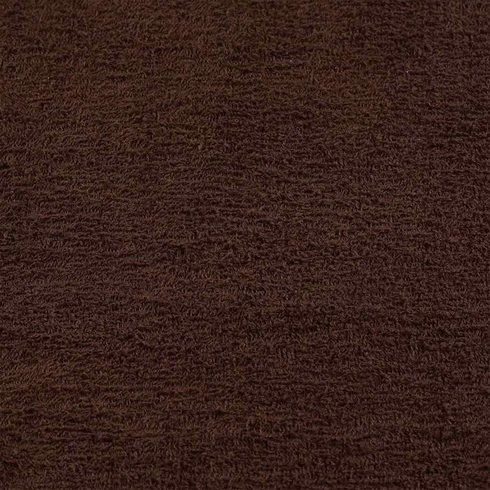 Ensemble de serviettes 8 pcs marron 360 g/m² 100% coton - Photo n°5