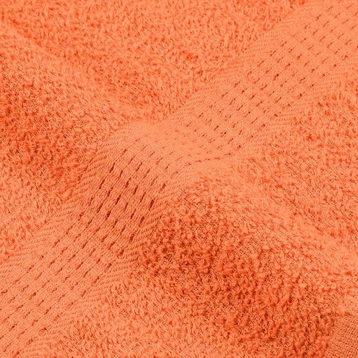 Ensemble de serviettes 8 pcs orange 360 g/m² 100% coton - Photo n°7